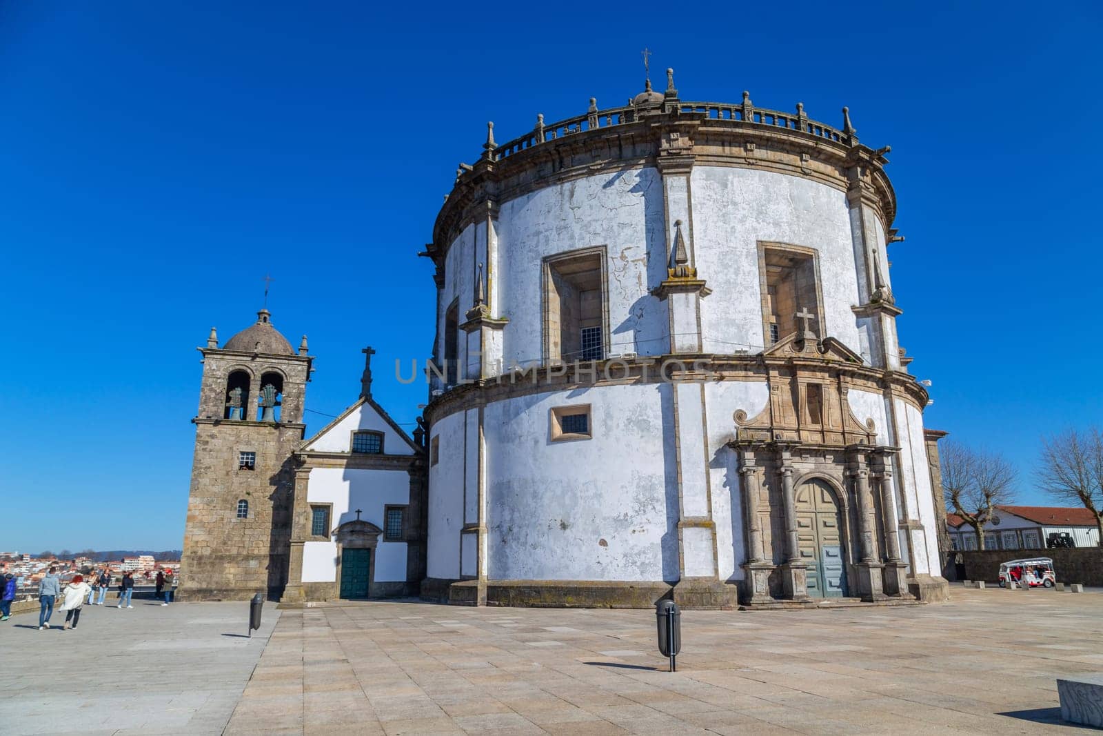 Porto, Portugal: 2, March 2023: Monastery of Serra do Pilar in Vila Nova de Gaia, Porto District, Portugal