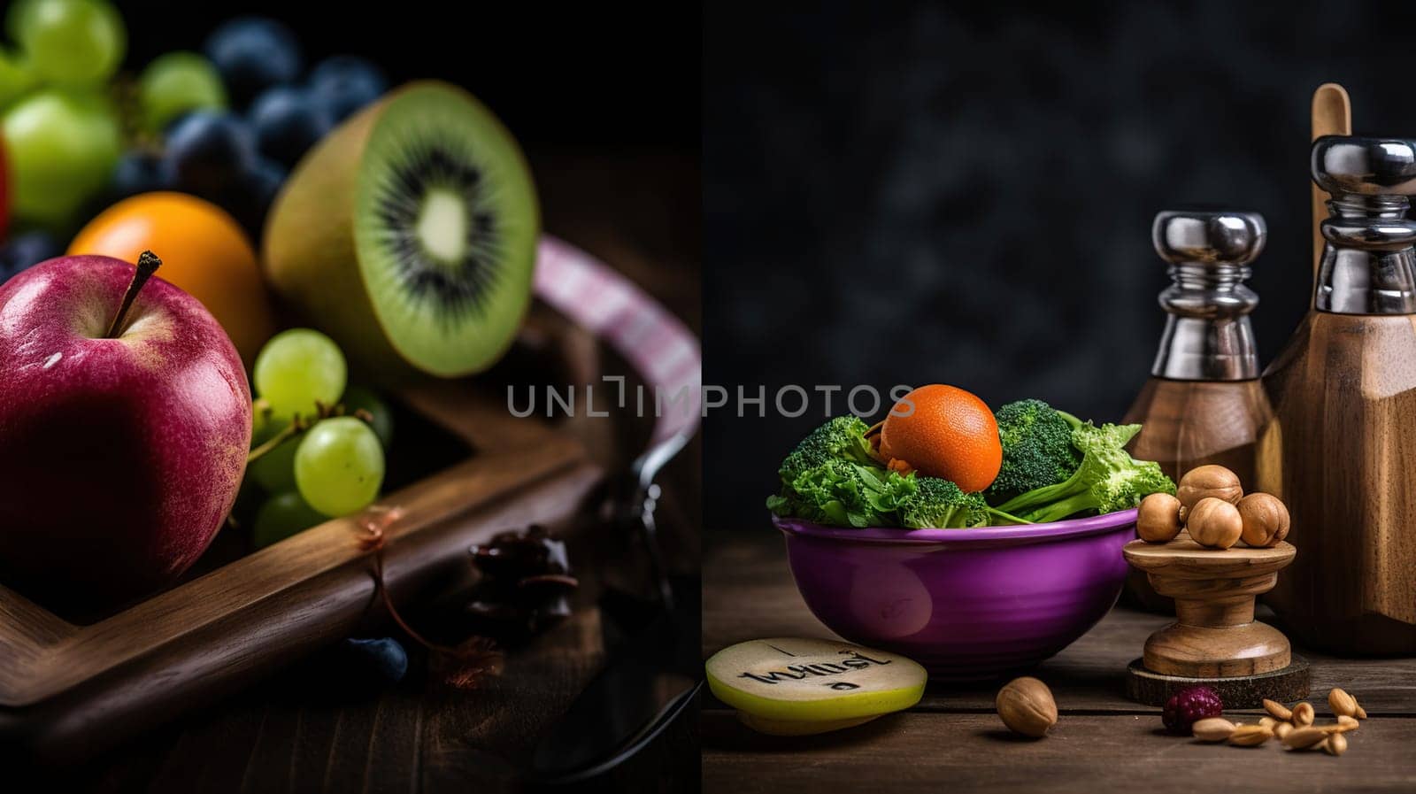 Healthy lifestyle concept for good health and body, generative ai