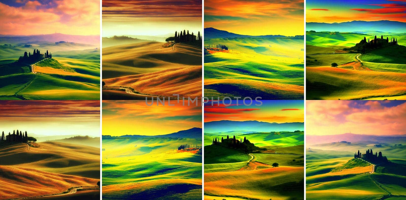 Illustrative image of Tuscany, Italy