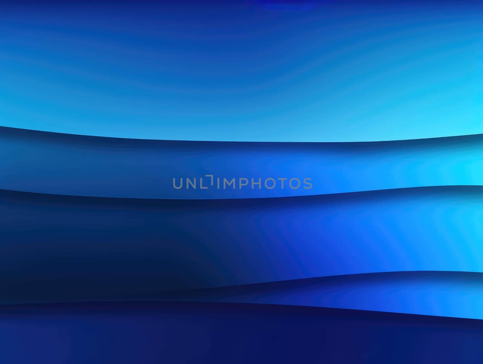 Blue waves abstract background, liquid art pattern. Generative AI.