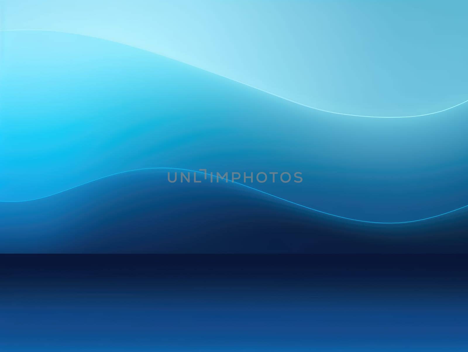 Blue waves abstract background, liquid art pattern. Generative AI.