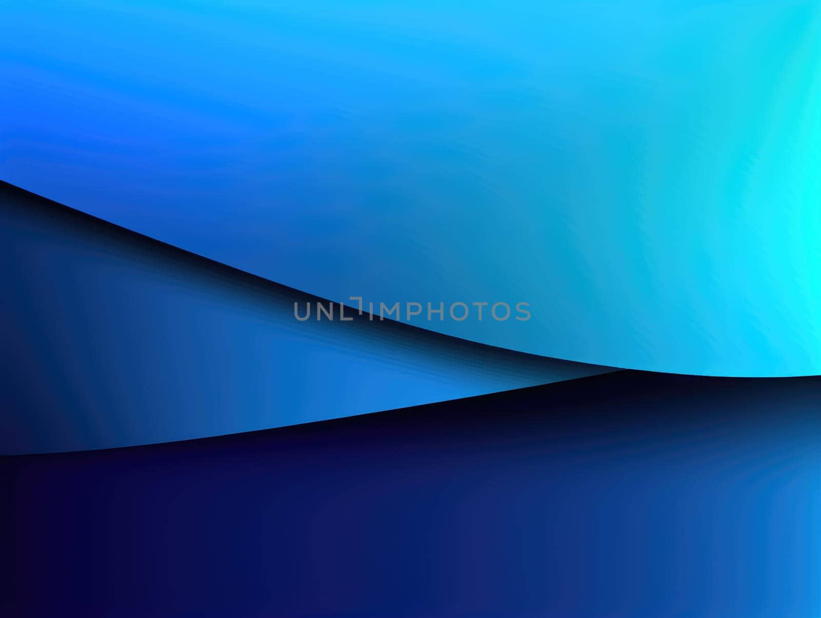 Blue waves abstract background, liquid art pattern. Generative AI.