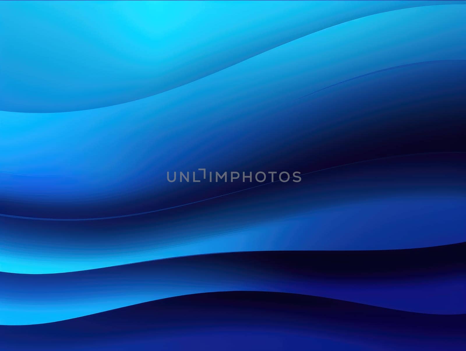 Blue waves abstract background, liquid art pattern. Generative AI.