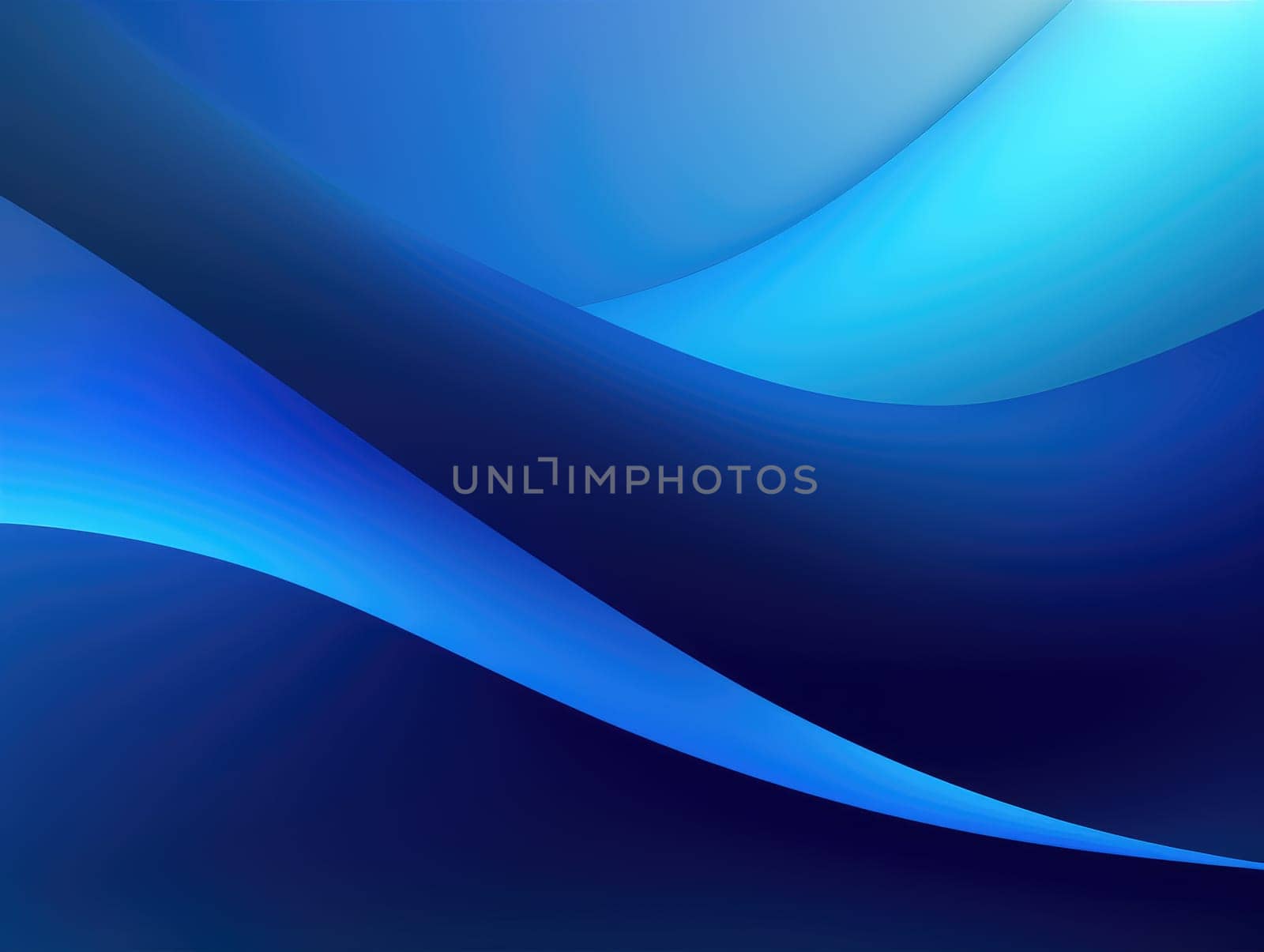Blue waves abstract background, liquid art pattern. Generative AI.