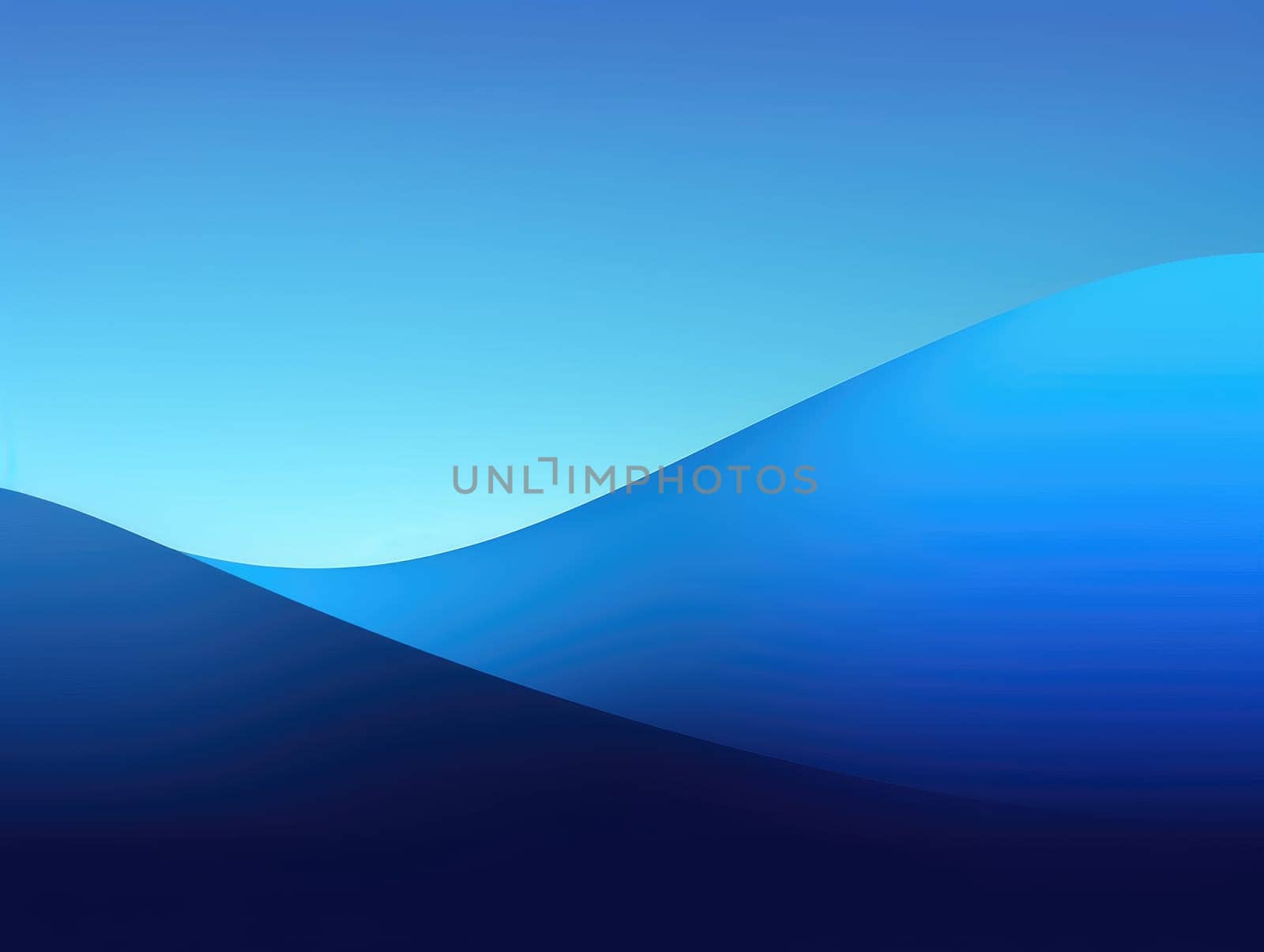 Blue waves abstract background, liquid art pattern. Generative AI.