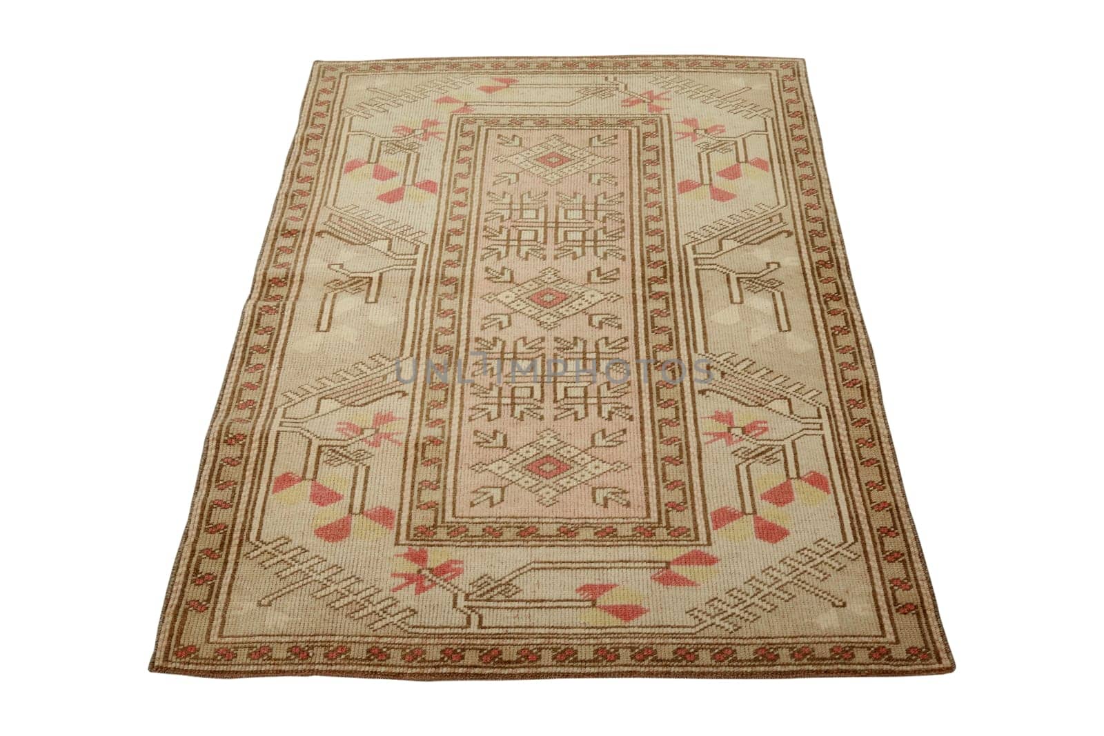 hand-woven, decorative wool Turkish carpet