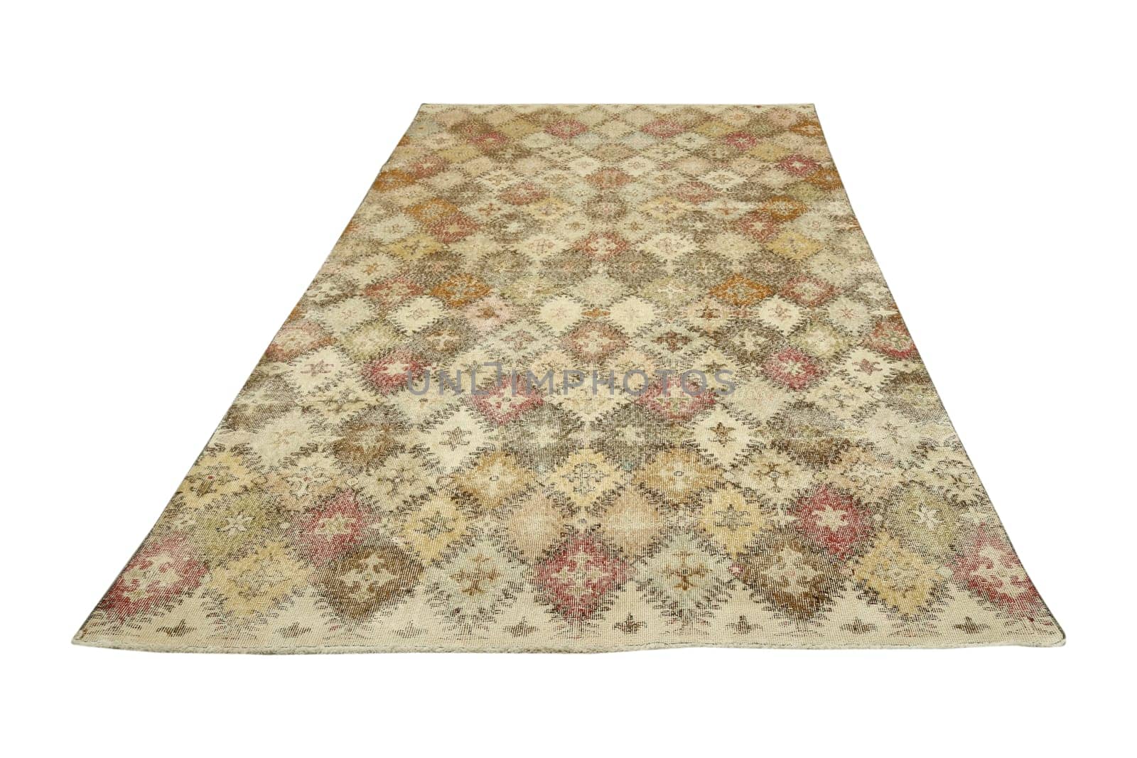 hand-woven, decorative wool Turkish carpet
