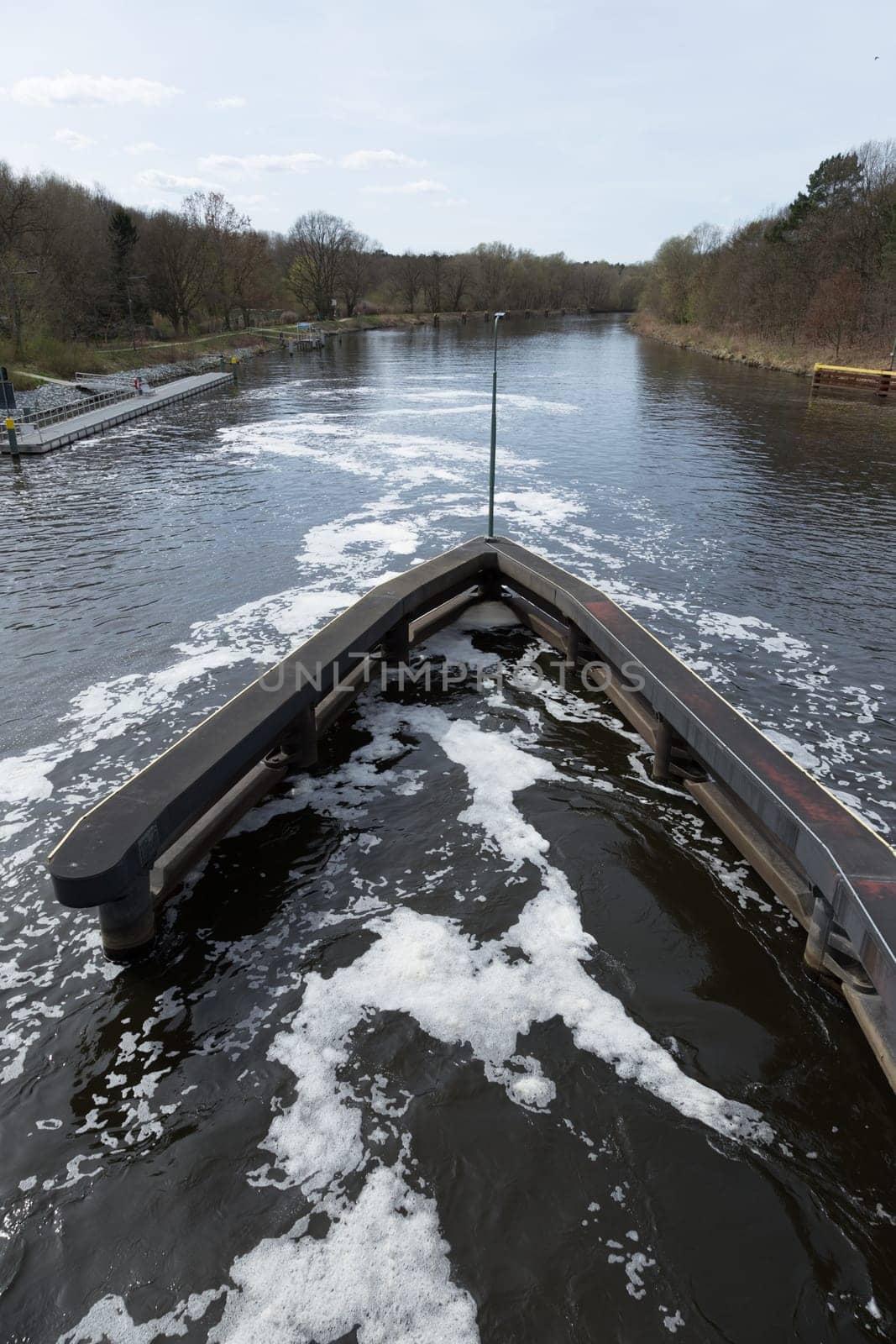 Entrance of the lock for the Teltow Canal on the west side