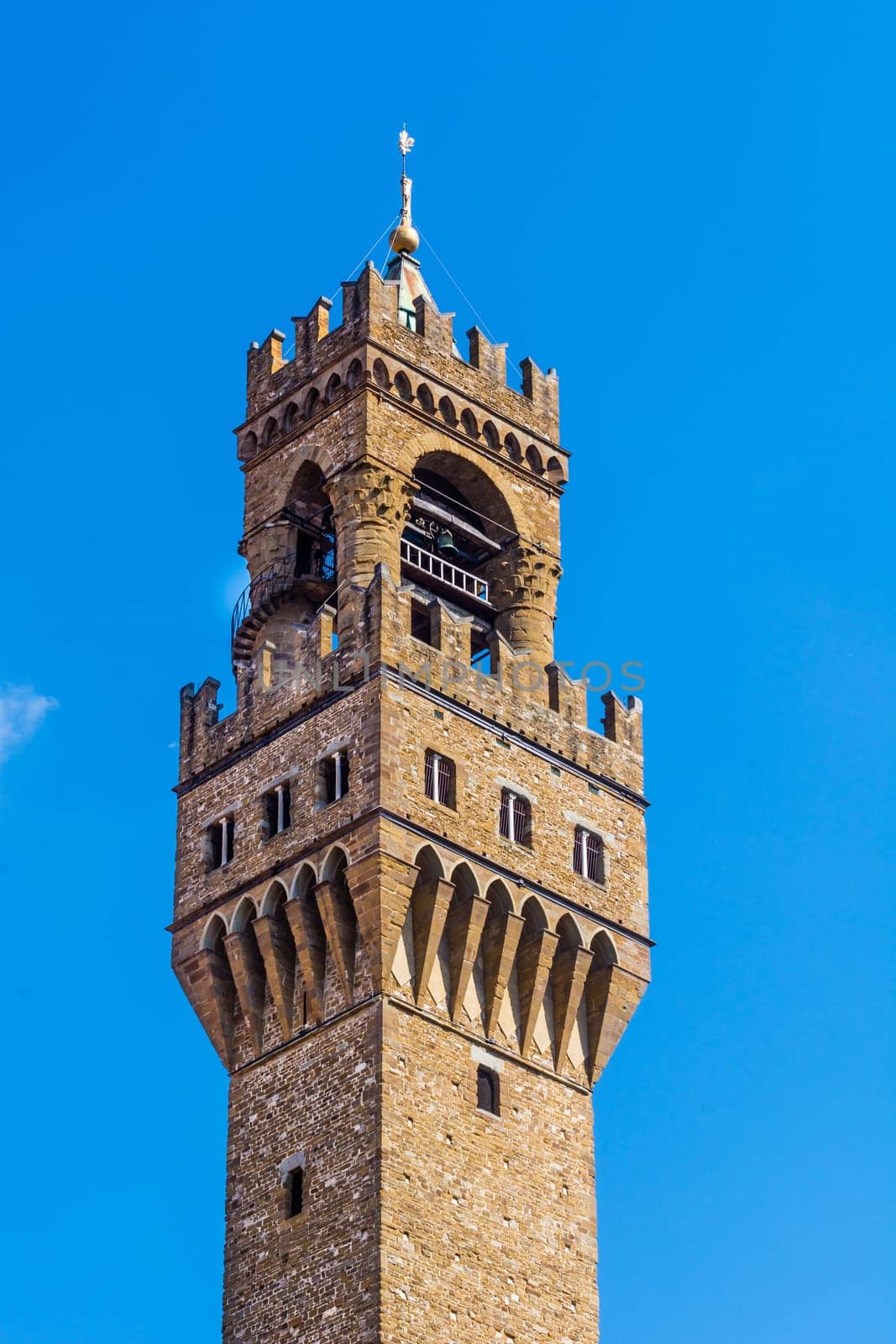 the bell tower of Palazzo Vecchio in Florence, Italy