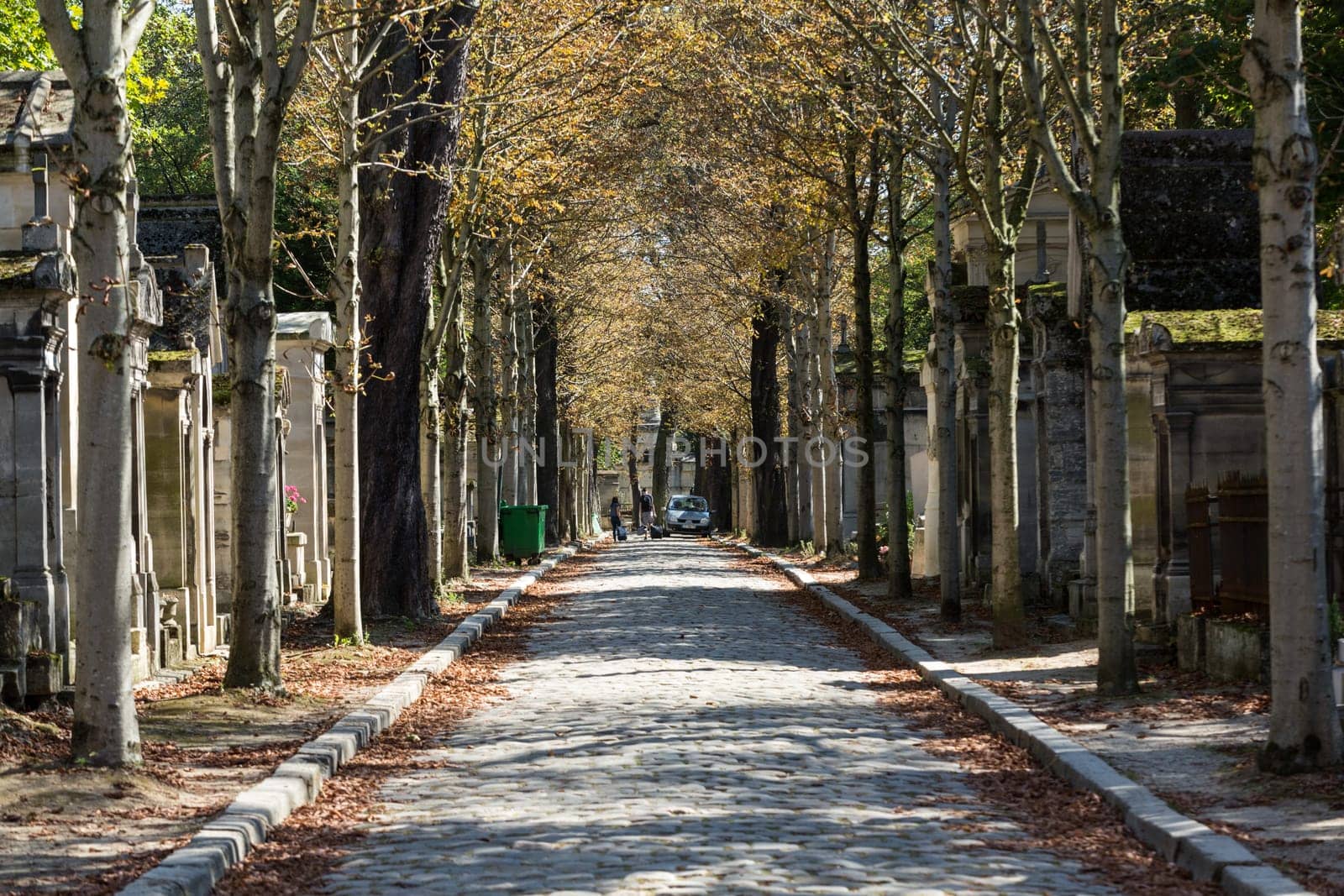 Pere Lachaise cemetery in Paris, France