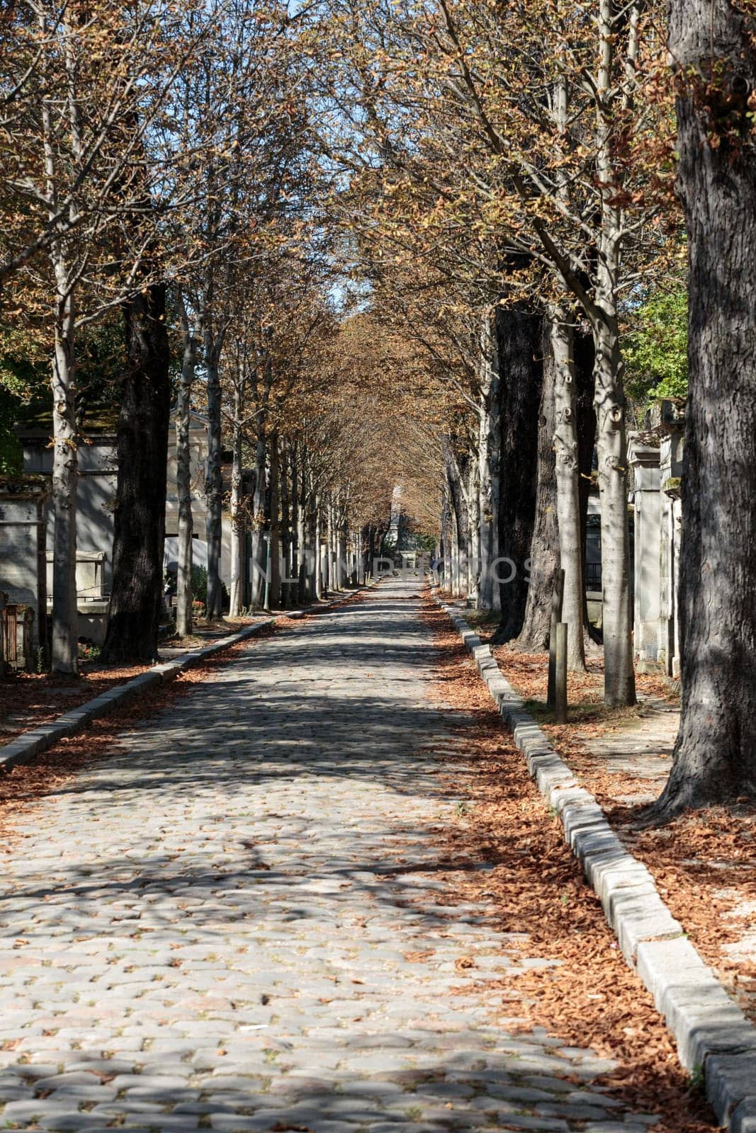 Pere Lachaise cemetery in Paris, France