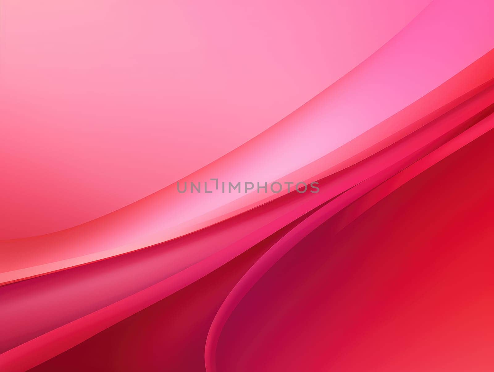 Pink wave and line abstract background. Generative AI.