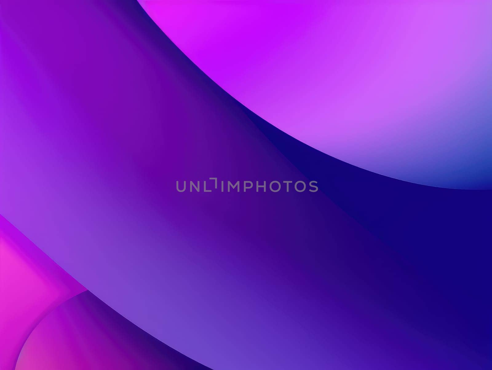 Abstract purple waves background. Generative AI.