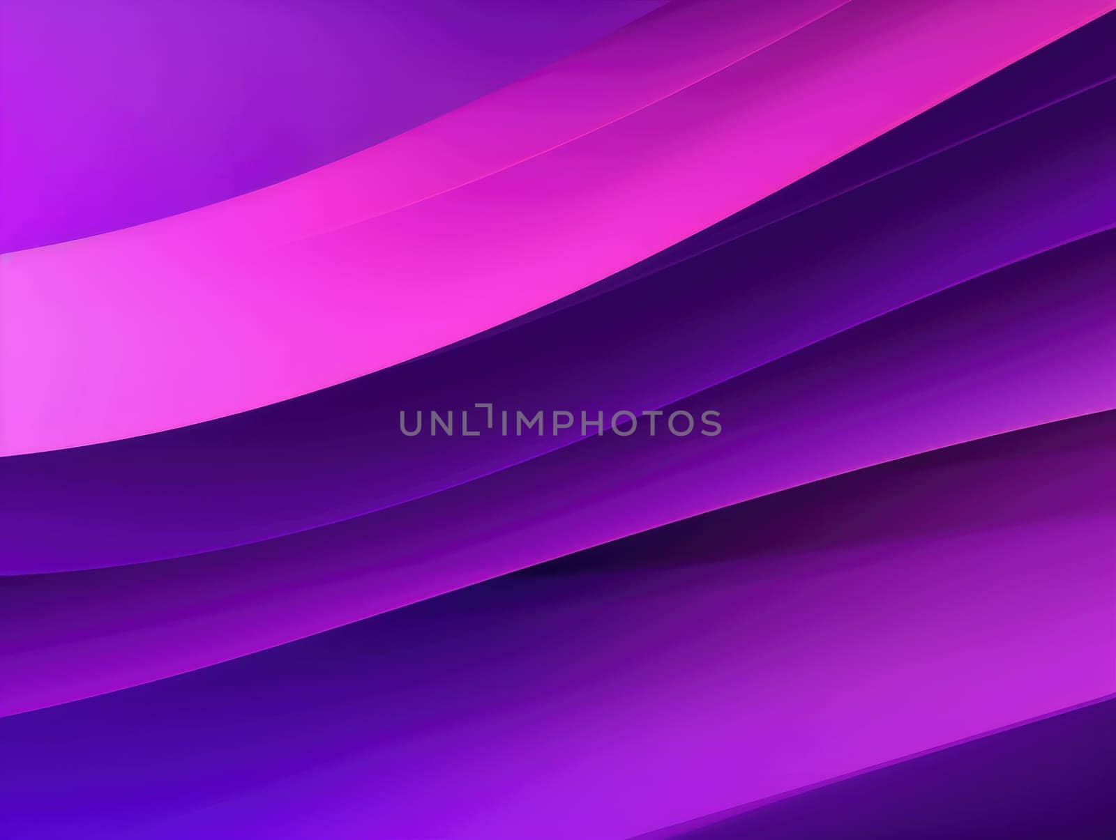 Abstract purple waves background. Generative AI.