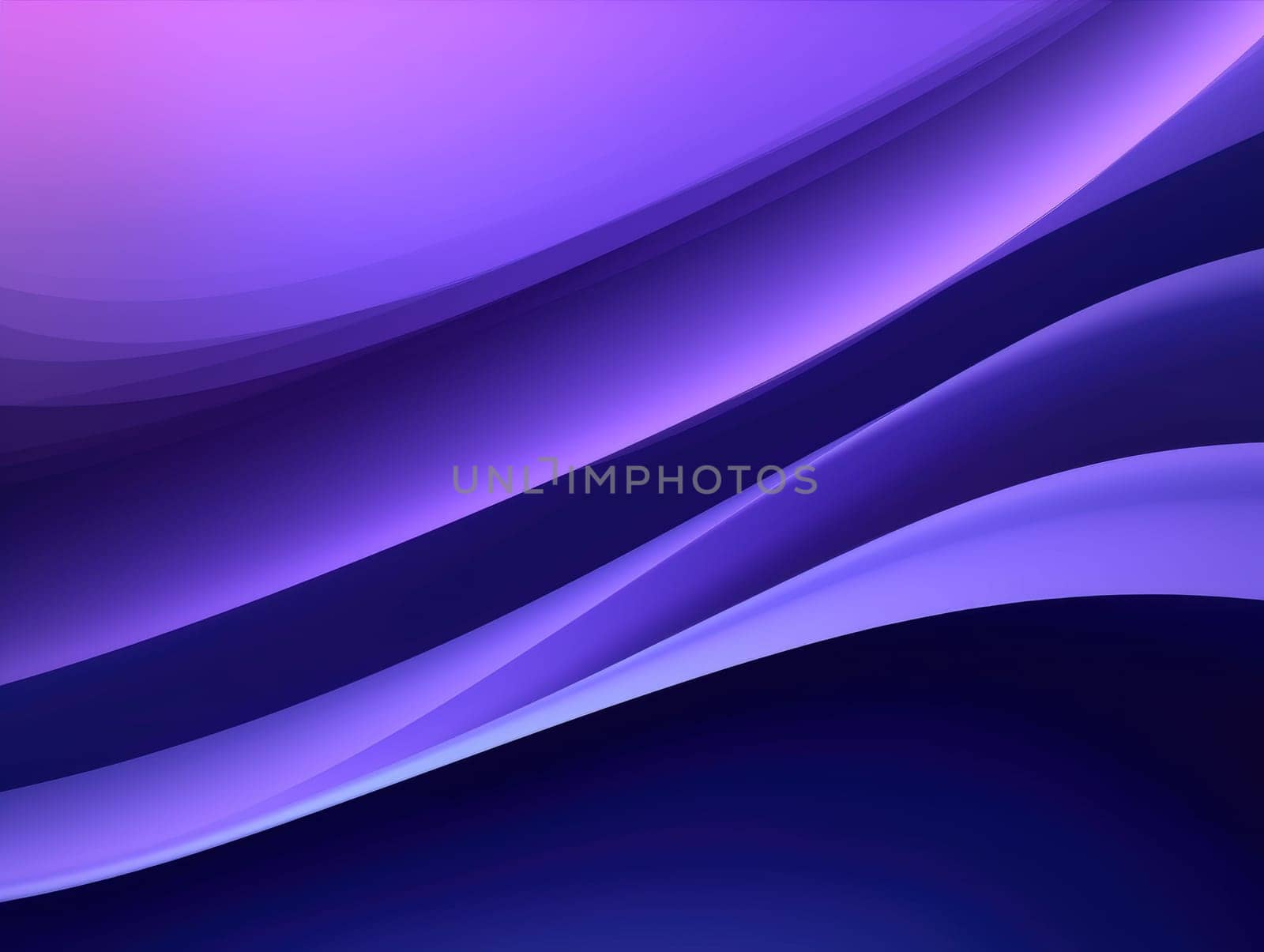 Abstract purple waves background. Generative AI.