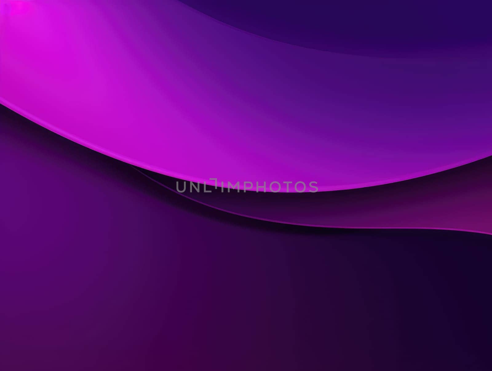 Abstract purple waves background. Generative AI.