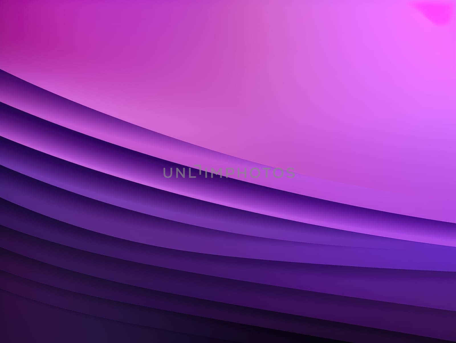 Abstract purple waves background. Generative AI.