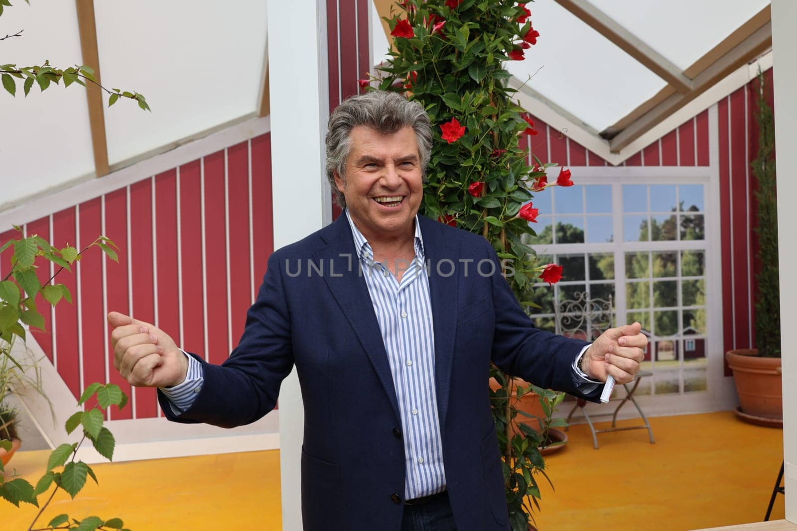 Andy Borg (singer / presenter) in the ARD TV show "Immer wieder sonntags""."