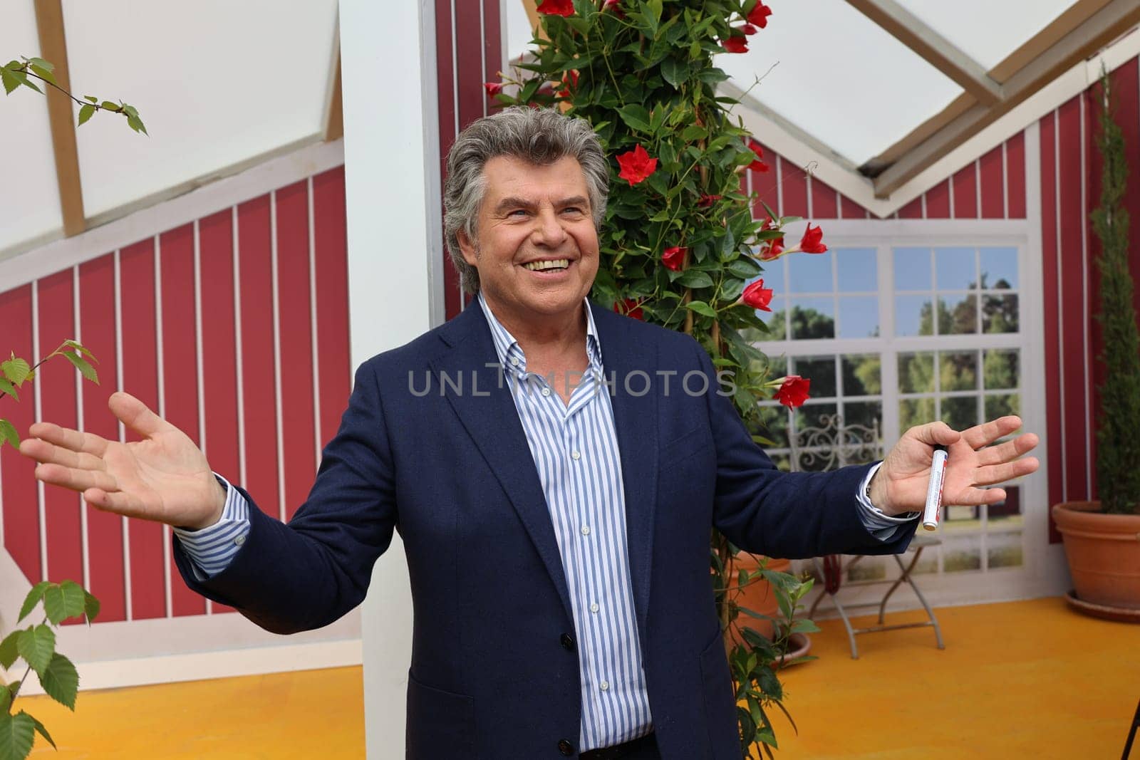 Andy Borg (singer / presenter) in the ARD TV show "Immer wieder sonntags""."