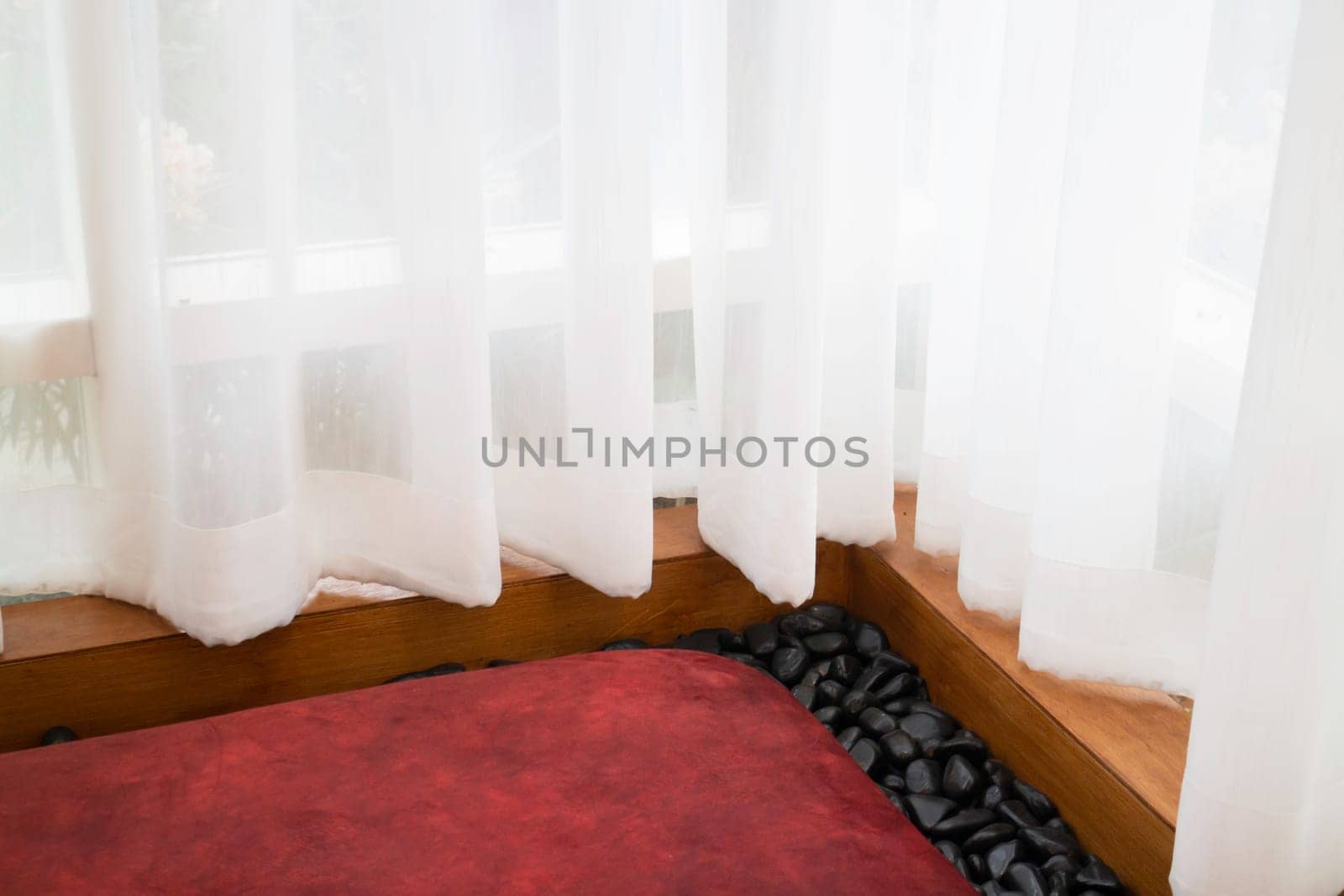 Street cafe with vintage furniture, stock photo