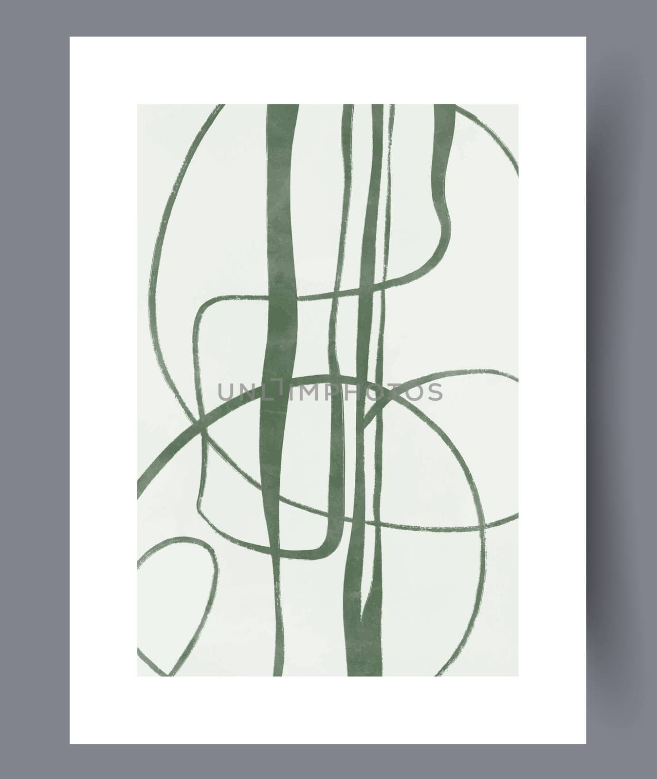 Abstract mugs asymmetry coffee wall art print. Printable minimal abstract mugs poster. Contemporary decorative background with coffee. Wall artwork for interior design.