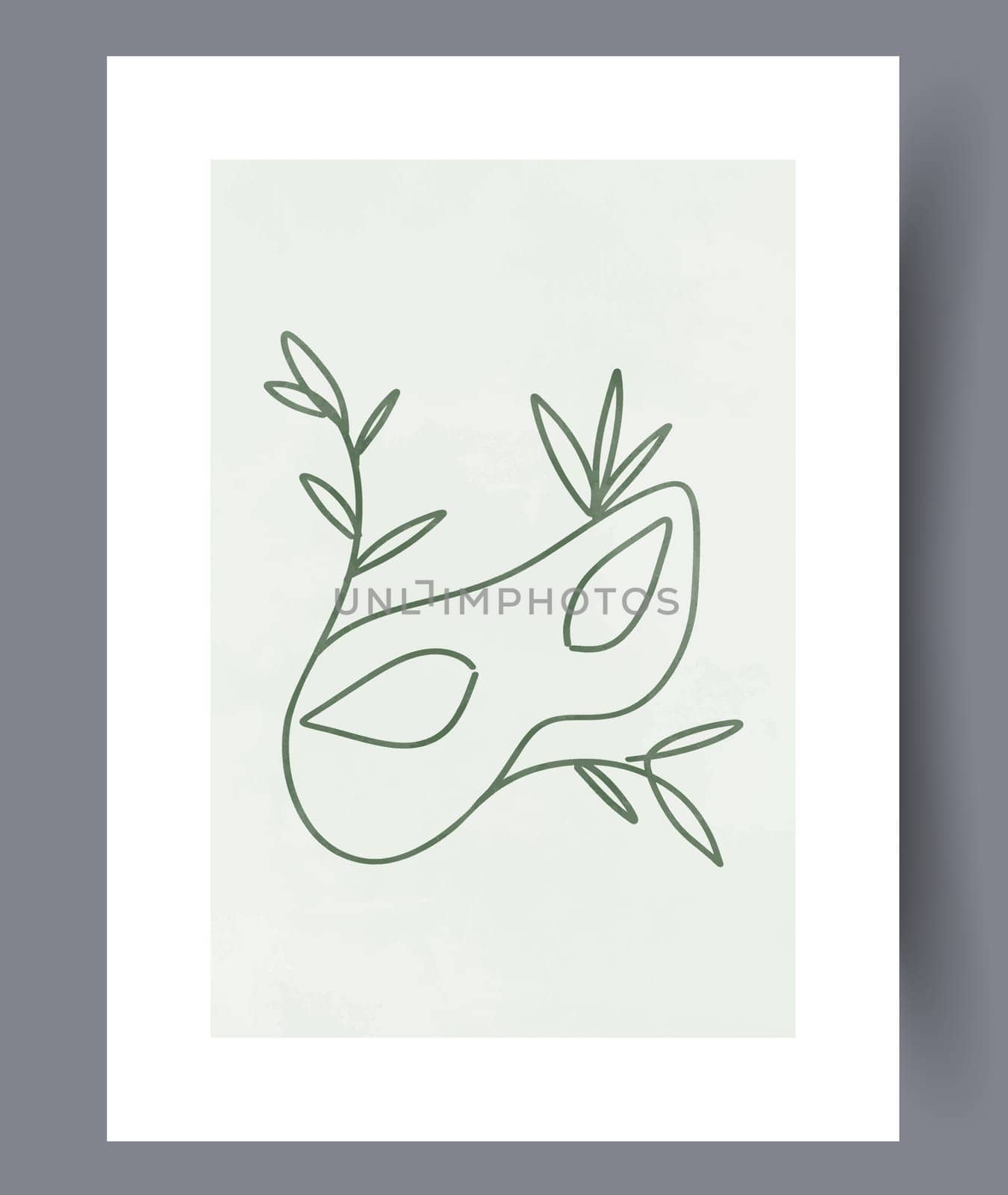 Abstract mugs asymmetry coffee wall art print. Printable minimal abstract mugs poster. Contemporary decorative background with coffee. Wall artwork for interior design.