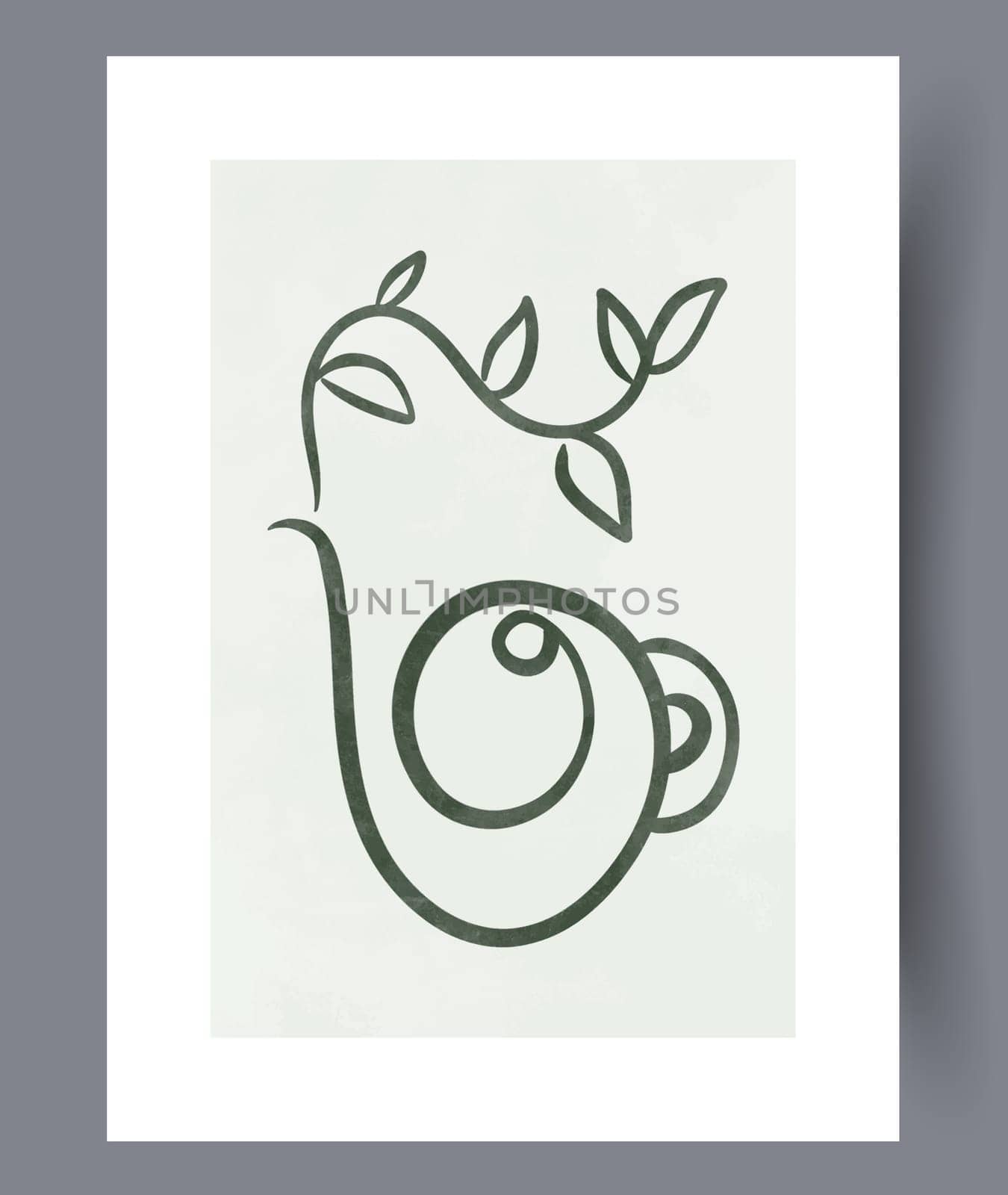 Abstract mugs asymmetry coffee wall art print. Printable minimal abstract mugs poster. Contemporary decorative background with coffee. Wall artwork for interior design.