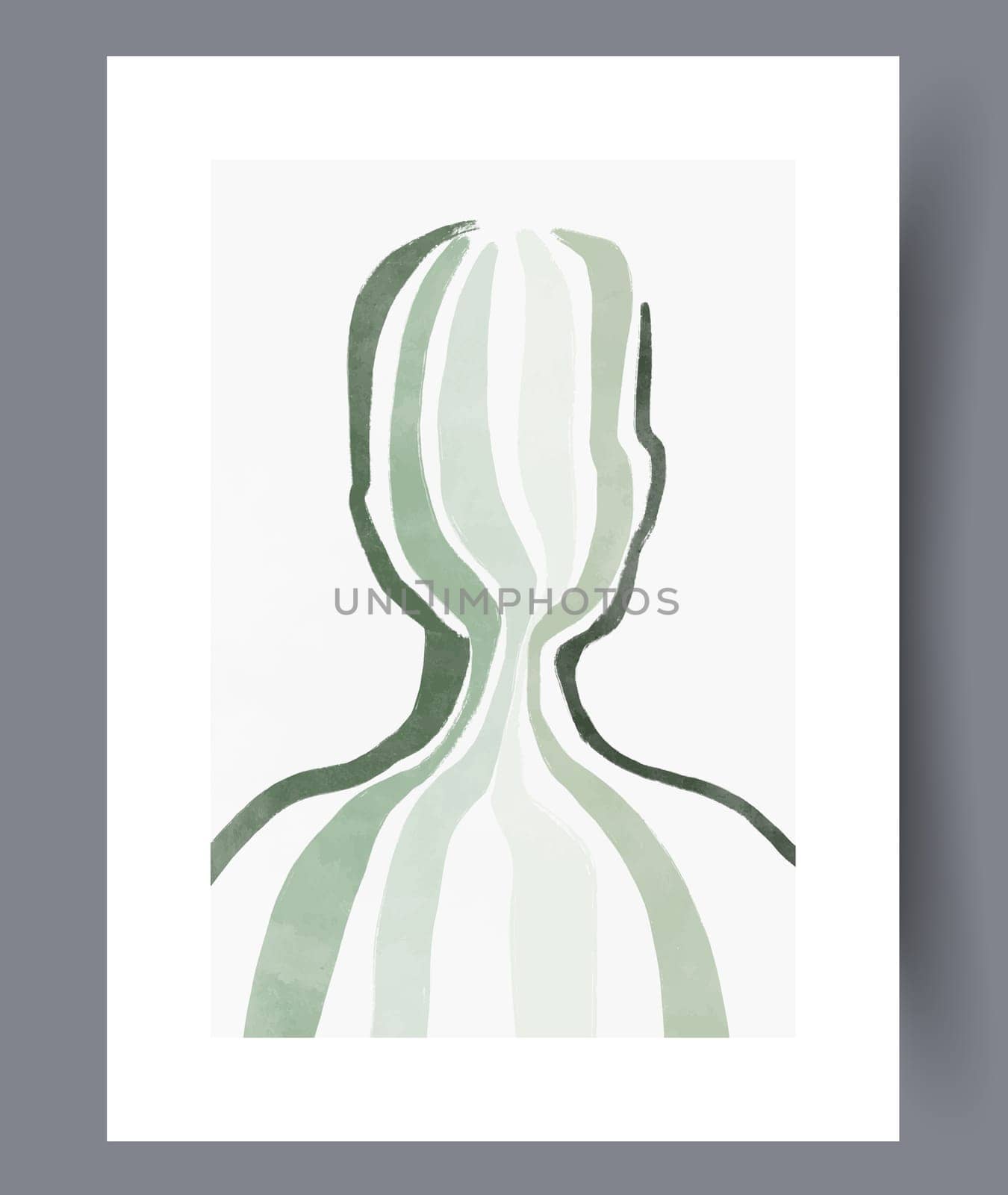 Portrait women elegance body wall art print. Printable minimal abstract women poster. Set, bundle. Wall artwork for interior design. Contemporary decorative background with body.