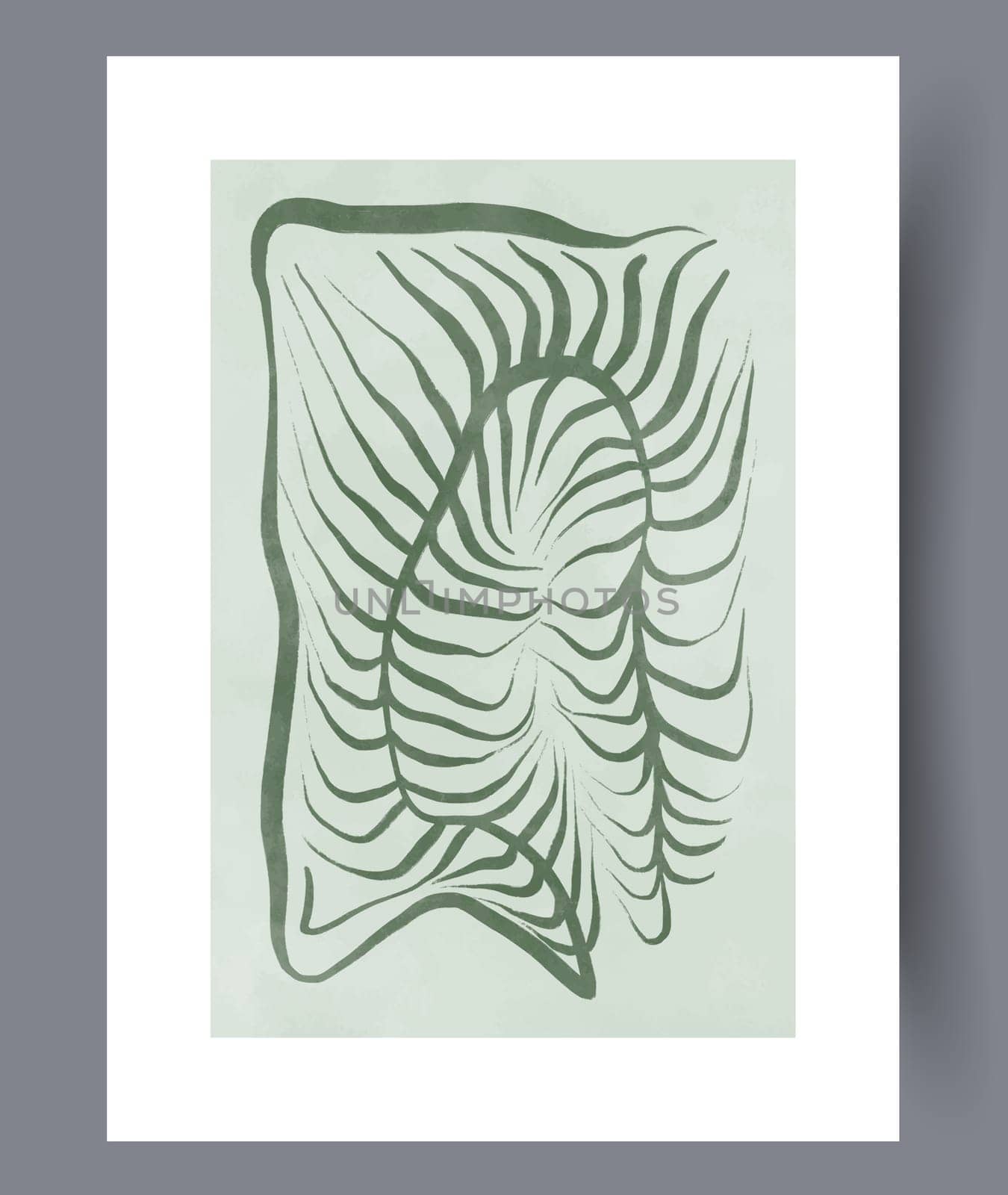 Abstract mugs asymmetry coffee wall art print. Printable minimal abstract mugs poster. Contemporary decorative background with coffee. Wall artwork for interior design.