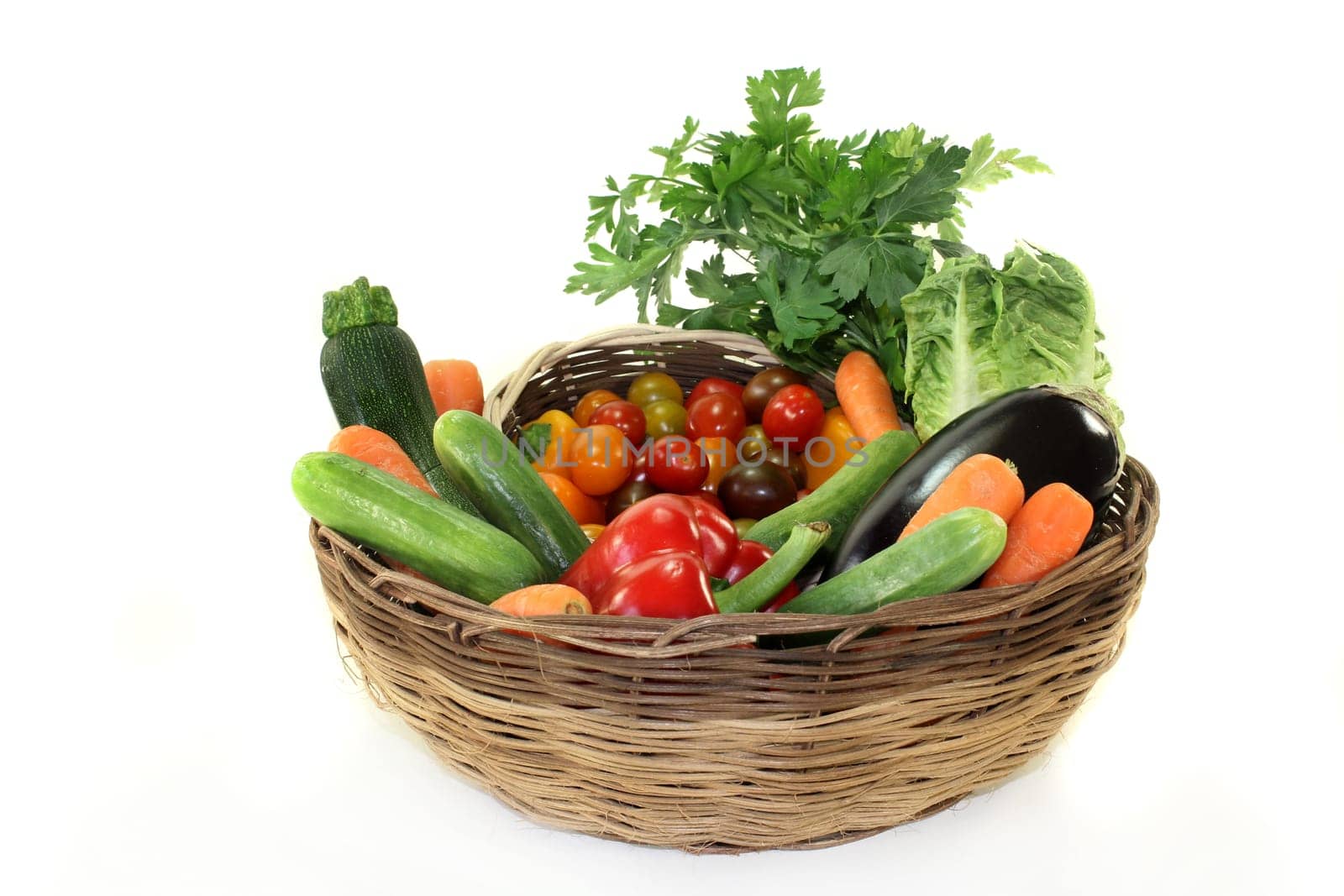 different vegetables in one basket
