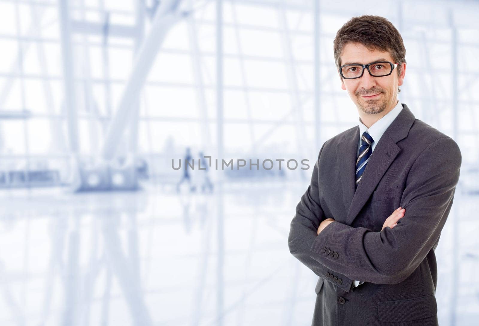 young business man portrait at the office