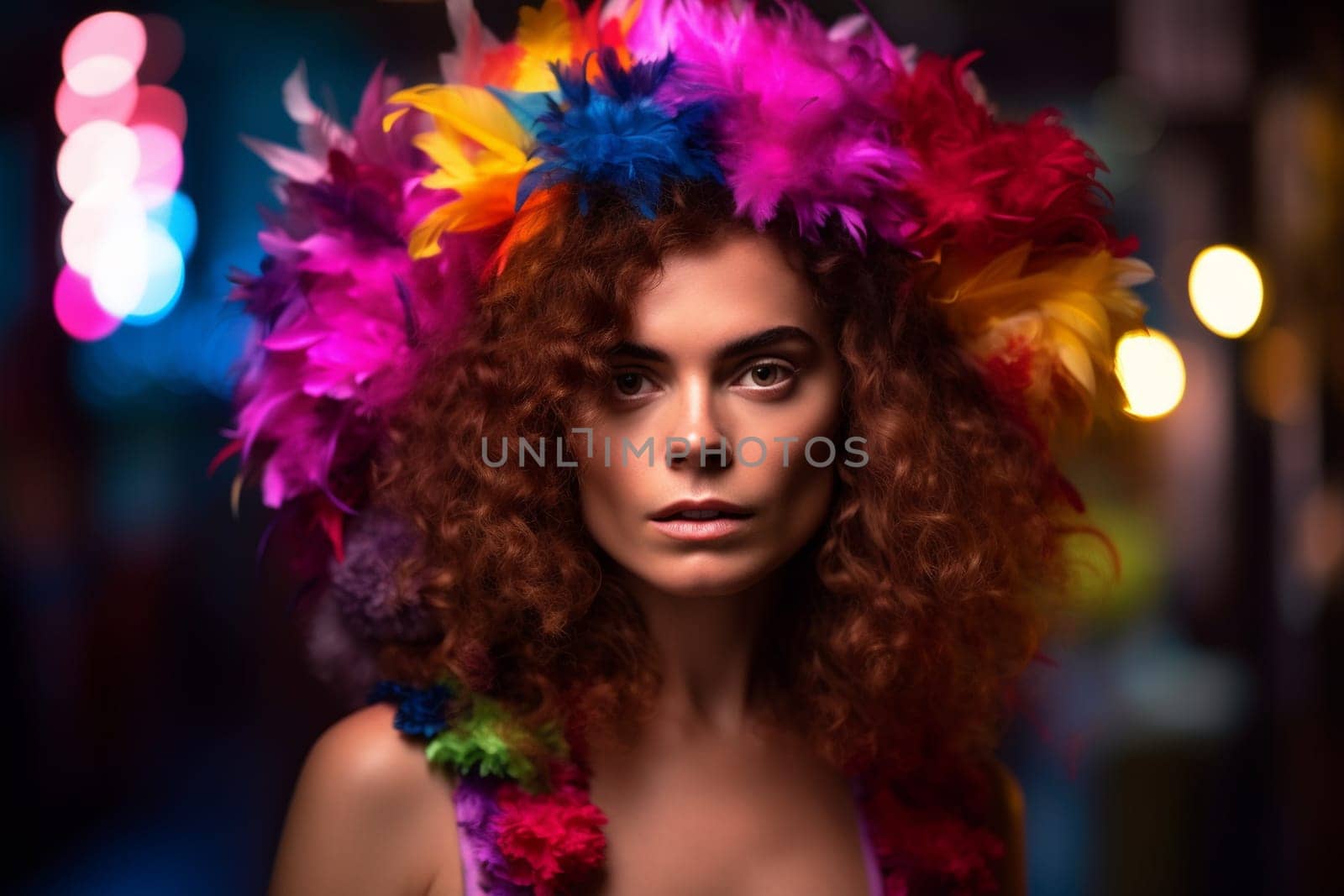 A sophisticated Middle Eastern woman of 35 years old is shopping for spices and fabrics in a vibrant traditional market. (generative AI)
