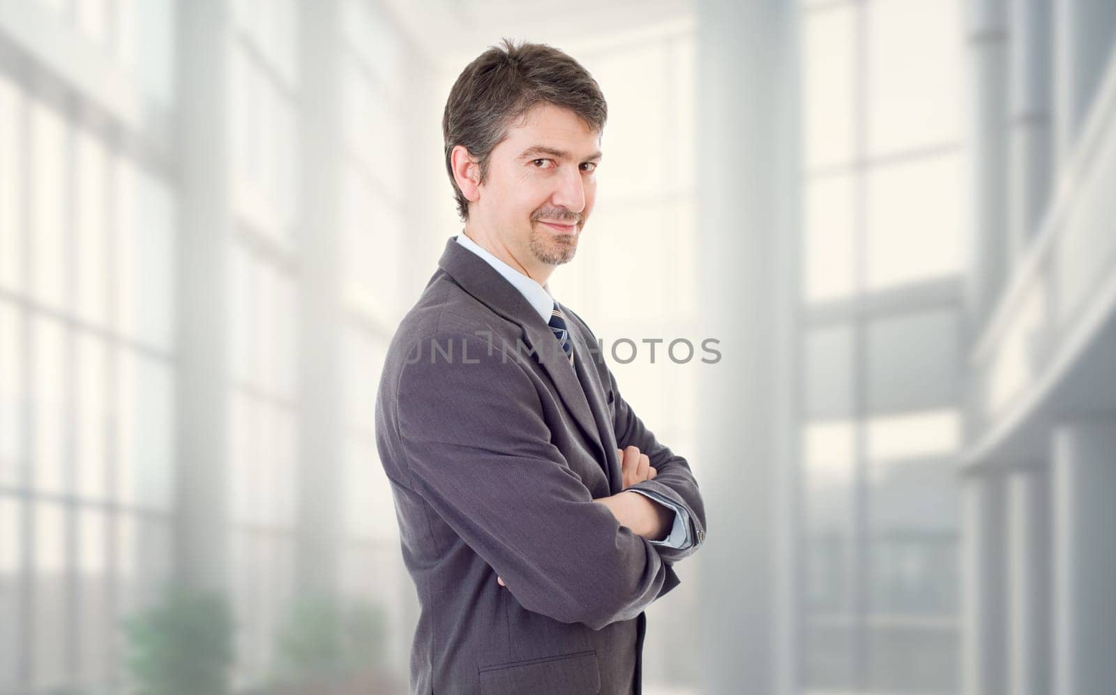 young business man portrait at the office