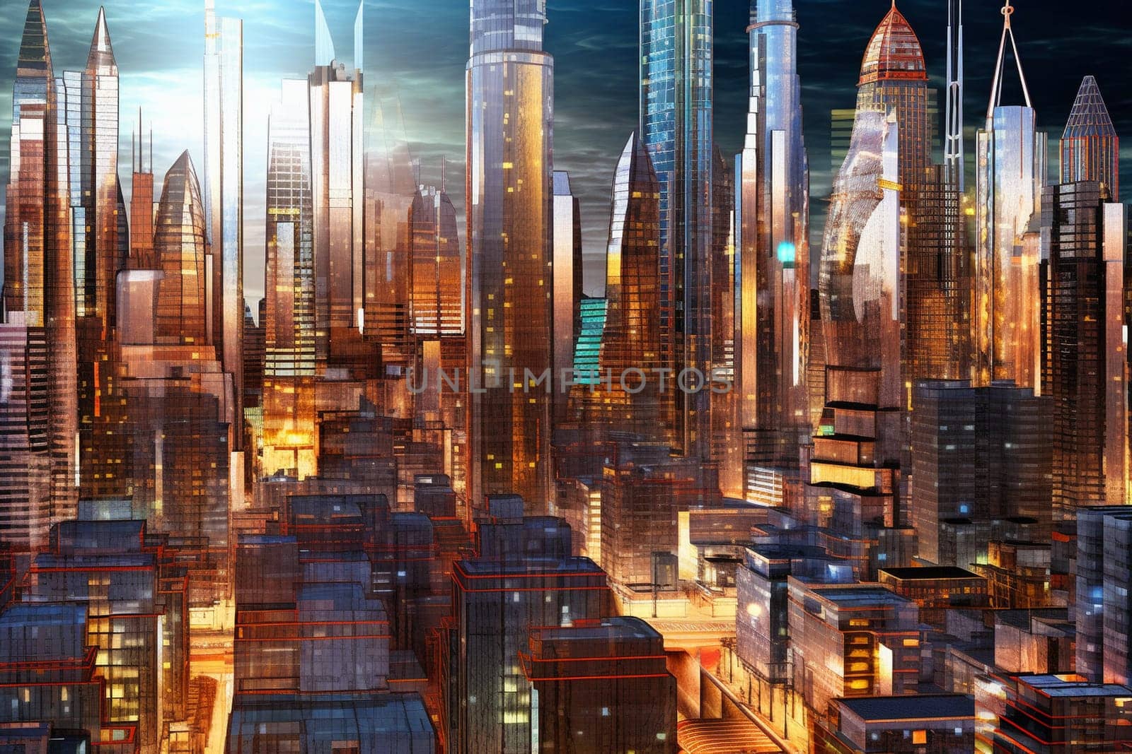 Enter a world of monumental corporate power, where sky-high profits and boundless ambition create a vertical cityscape of towering corporate headquarters. From sleek, modern designs to awe-inspiring organic structures, these mega-corporations represent the pinnacle of business success, influencing every aspect of society and shaping the course of the future. (generative AI)