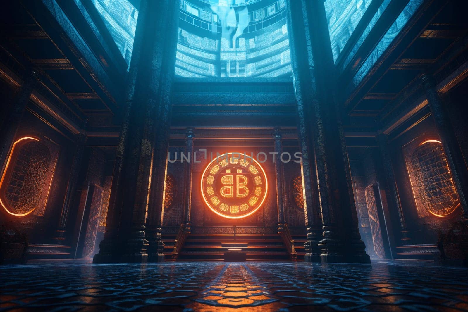 The world of finance is constantly evolving, and this futuristic institution is at the forefront of that change. Using advanced blockchain technology, they offer unparalleled security and efficiency to clients across the globe. Visitors are left in awe of the sleek, modern design and cutting-edge amenities, making it clear that this is the future of banking. (generative AI)