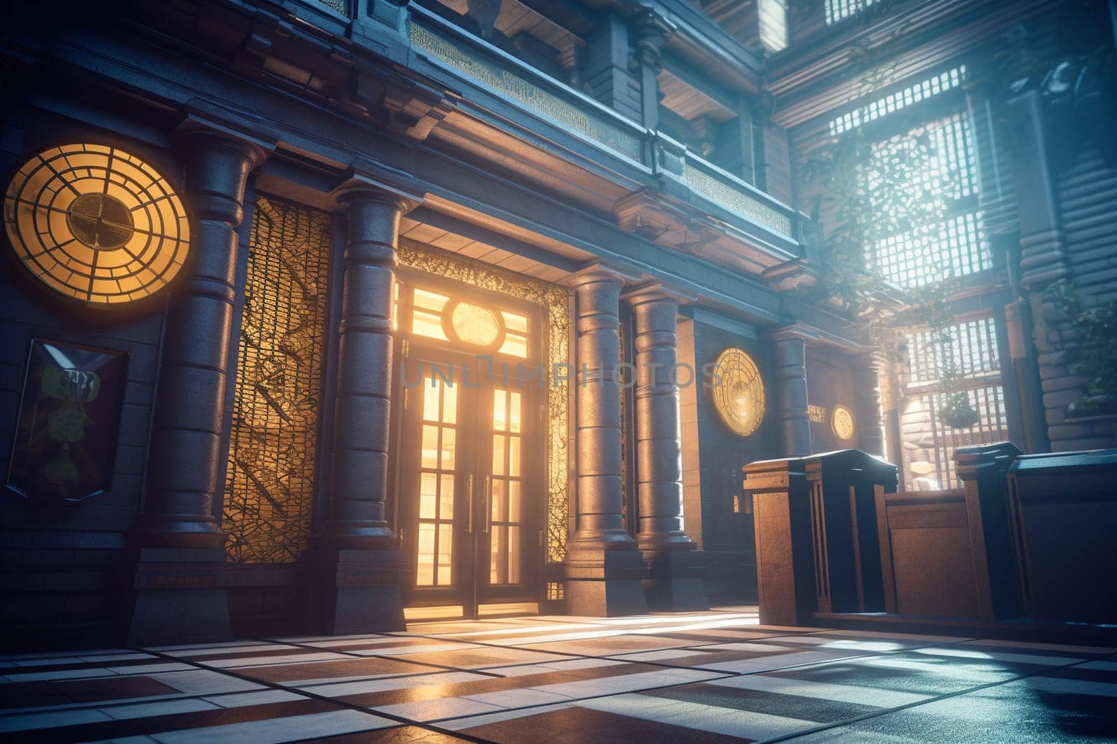 The world of finance is constantly evolving, and this futuristic institution is at the forefront of that change. Using advanced blockchain technology, they offer unparalleled security and efficiency to clients across the globe. Visitors are left in awe of the sleek, modern design and cutting-edge amenities, making it clear that this is the future of banking. (generative AI)