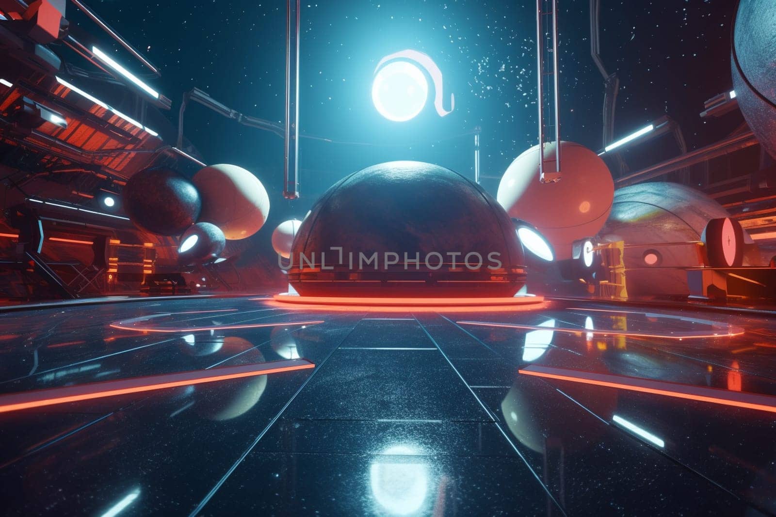 In a futuristic spaceport, spacecraft of all kinds launch into the stars to explore and conquer new worlds. The energy and excitement is palpable, as astronauts and spacefaring adventurers embark on epic journeys through the cosmos in search of new life, new resources, and new frontiers of human achievement. (generative AI)