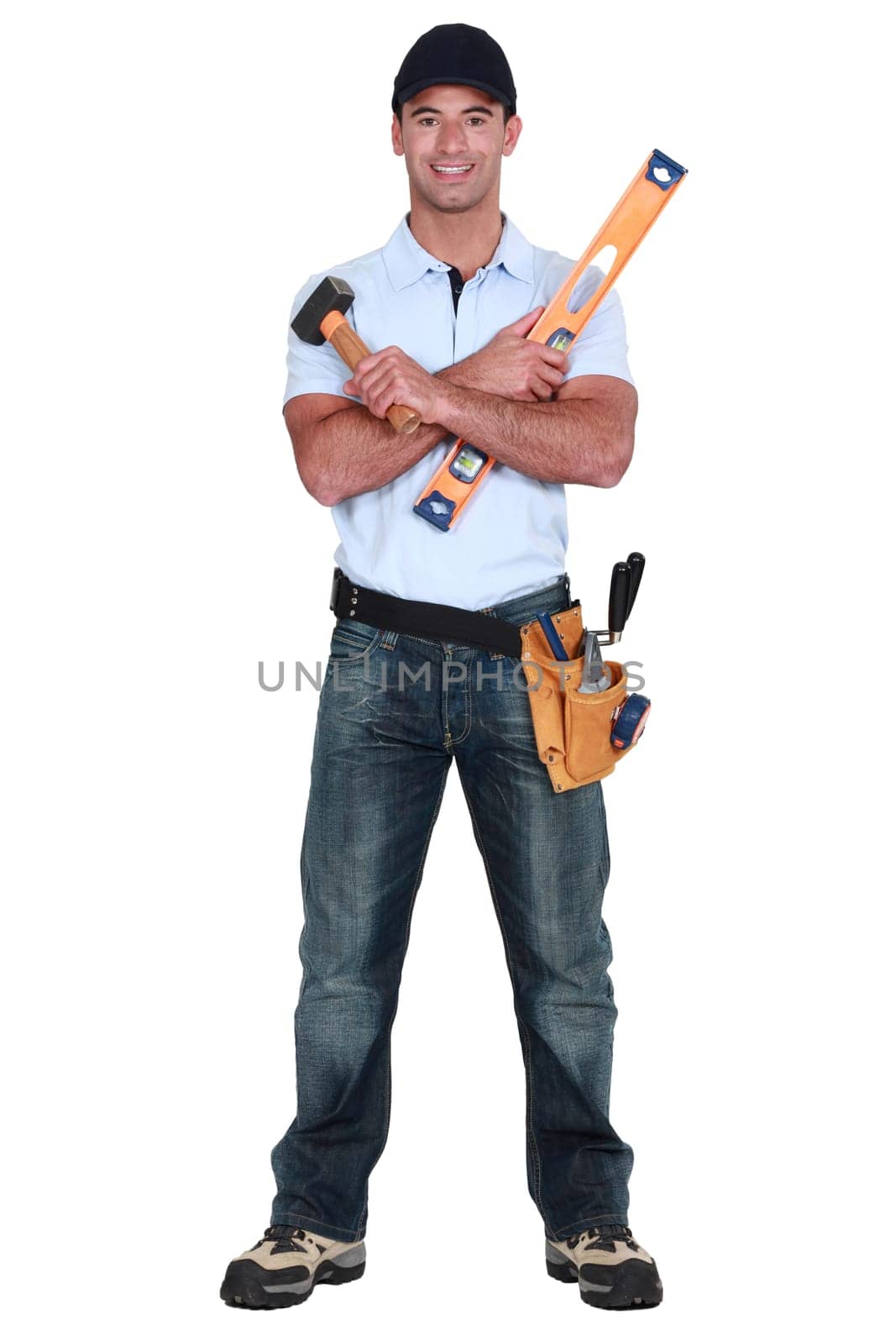 Craftsman with spirit-level