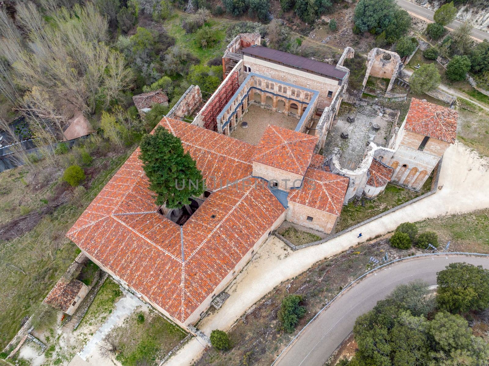 Monastery of San Pedro de Arlanza in Covarrubias Burgos Spain
