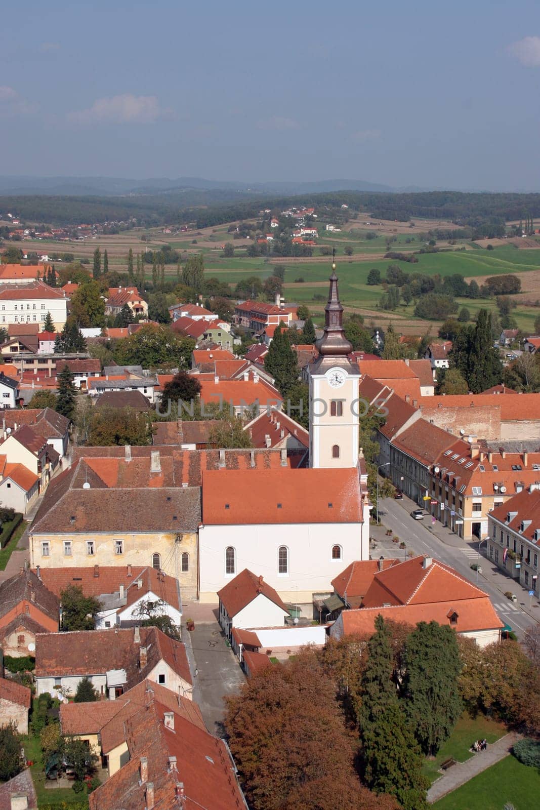 The parish church of St. Anne in Krizevci, Croatia
