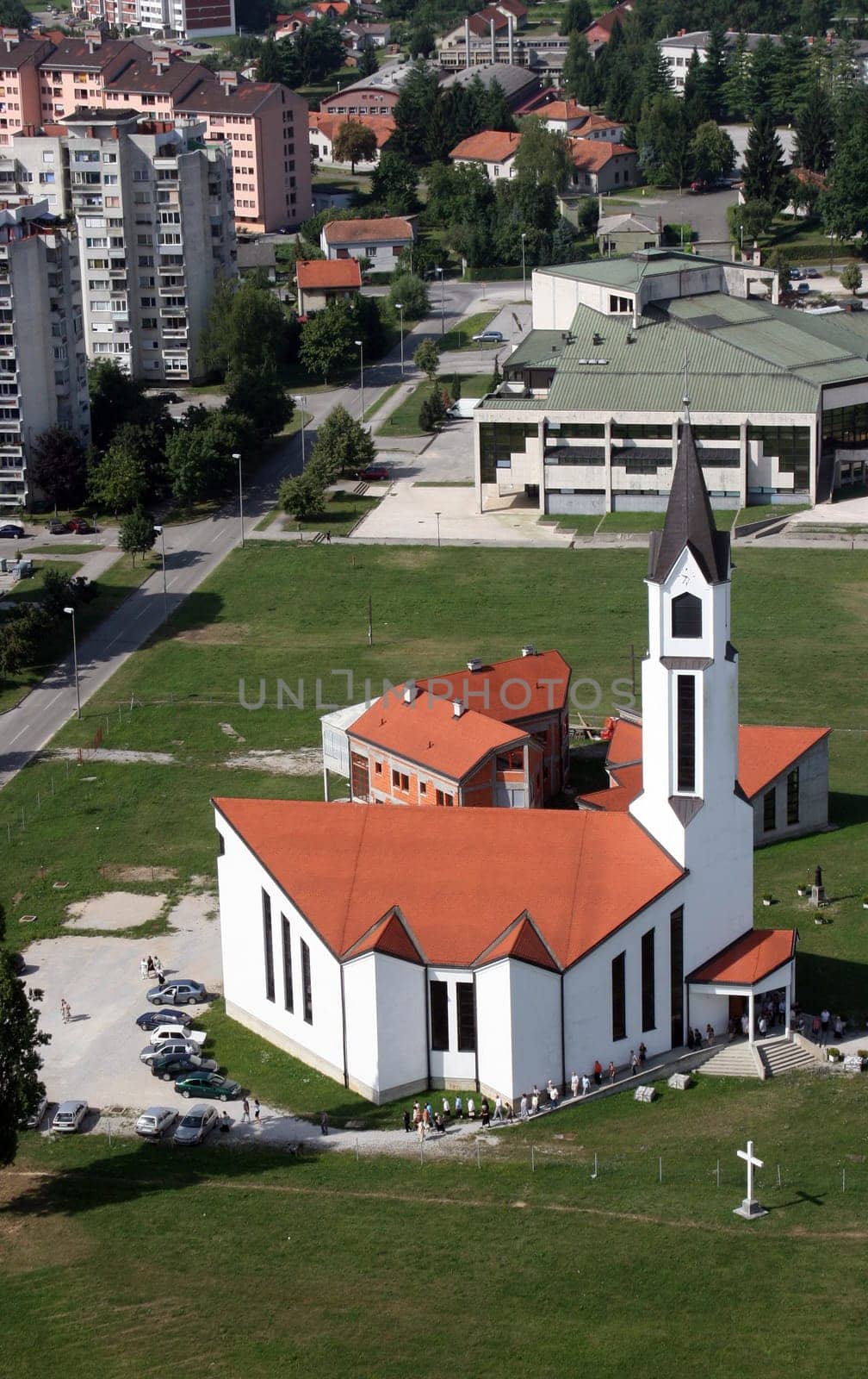 Parish Church of the Sacred Heart of Jesus in Karlovac, Croatia