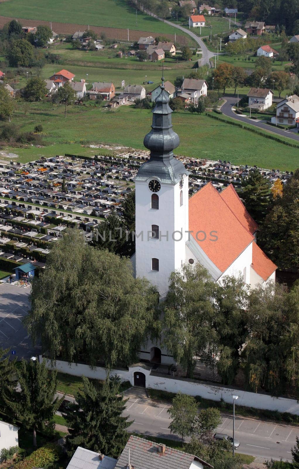Parish Church of Our Lady of Snows in Kutina, Croatia
