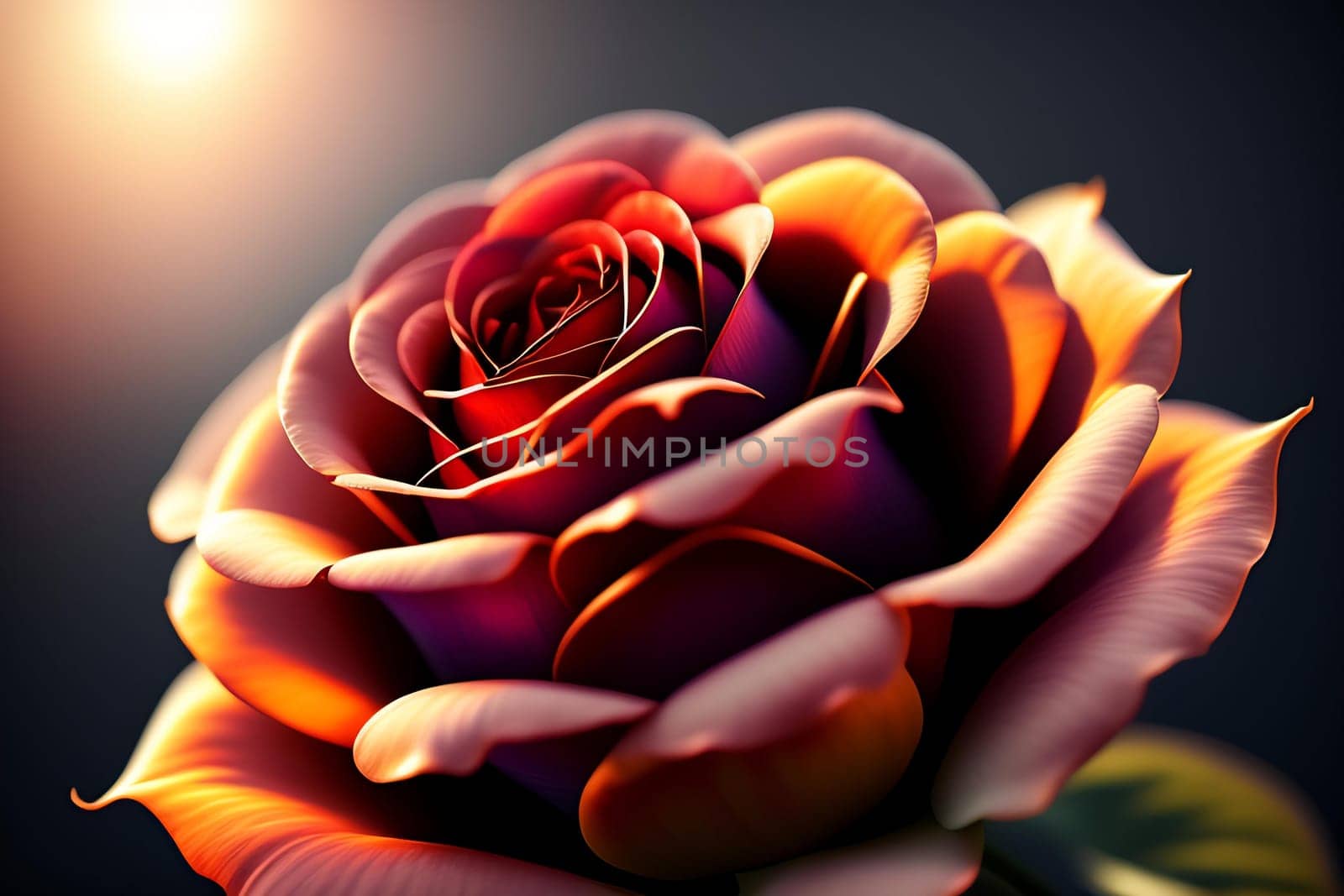 Fragile Freshness of a Rose Petal, ai generated