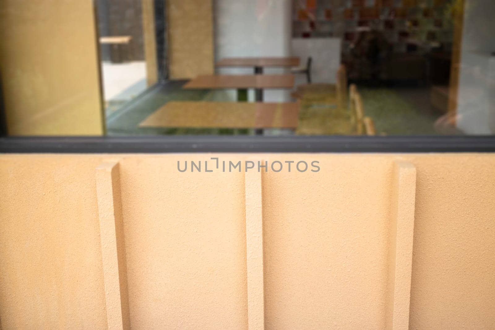 Loft modern black room interior, stock photo