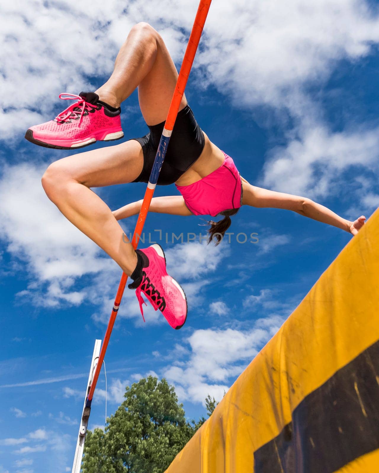 High jump in athletics