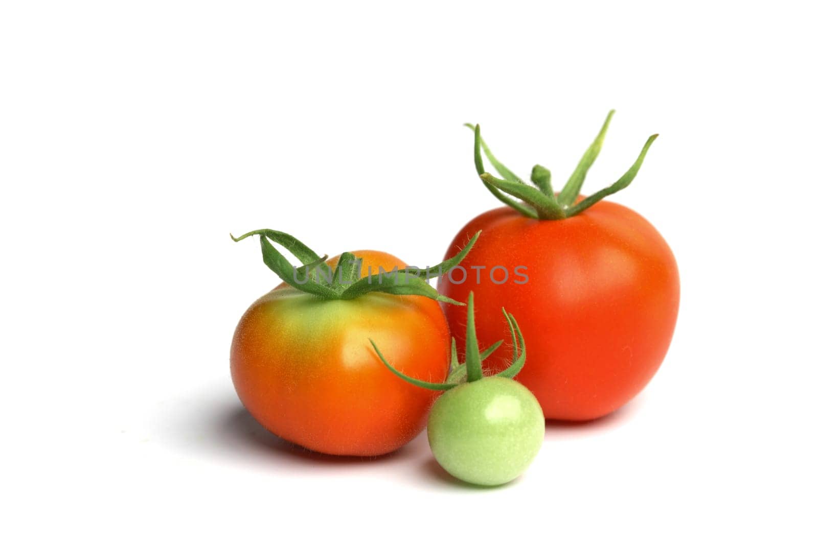 tomato pile isolated on white