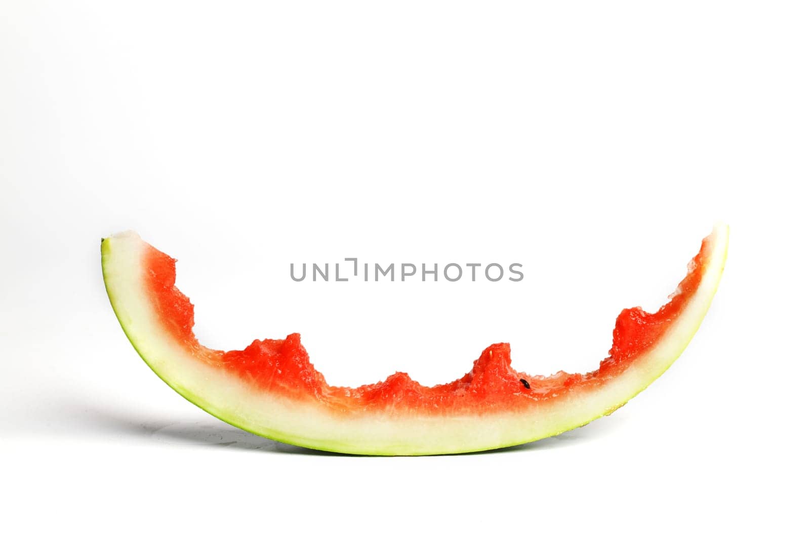 watermelon slice isolated on white