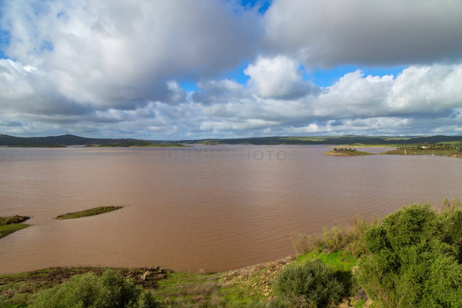 The Tagus river near Caceres, Spain