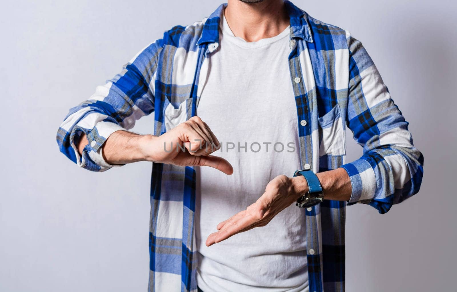 Unrecognizable deaf-mute person speaking in sign language, Hands gesturing in sign language. Person speaking in sign language, Manual gestures of people with hearing and verbal problems