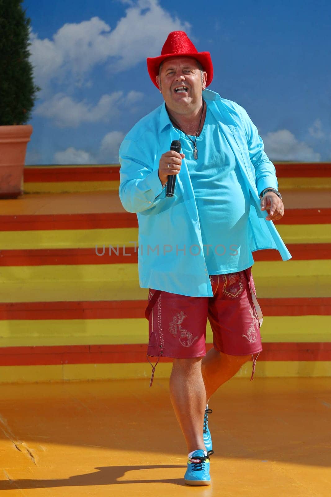 Markus Becker (Saenger / musician) in the ARD TV show "Always Again on Sundays"". The entertainment show on Sunday morning in the Europapark Rust from 26.07.2015"
